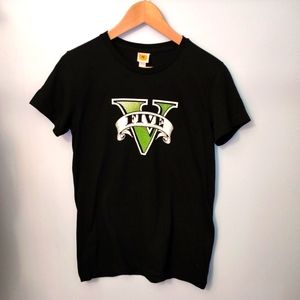 Rockstar "Grand Theft Auto V" T-shirt 100% Combed Cotton Ultra Soft